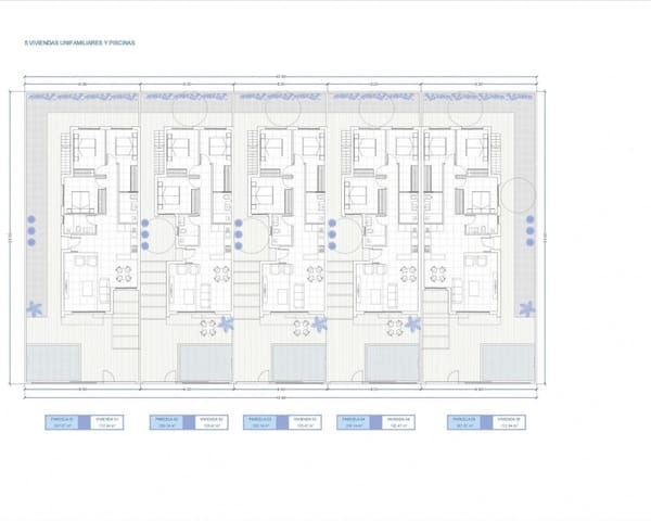 3 chambre Villa/Maison à vendre à Las Lomas de Rame - Bahía Bella, Los Alcázares avec piscine - 407 000 € (Ref: 8734667)