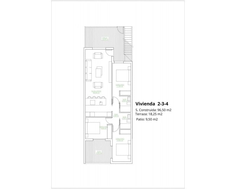 3 quarto Apartamento para venda em San Pedro del Pinatar com piscina - 269 900 € (Ref: 8958242)