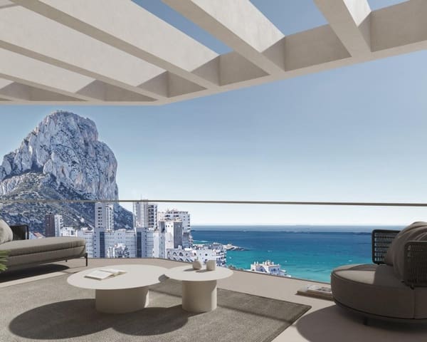 3 soveværelse Lejlighed til salg i Playa Arenal - Bol, Calpe / Calp med swimmingpool - € 476.000 (Ref: 9000624)