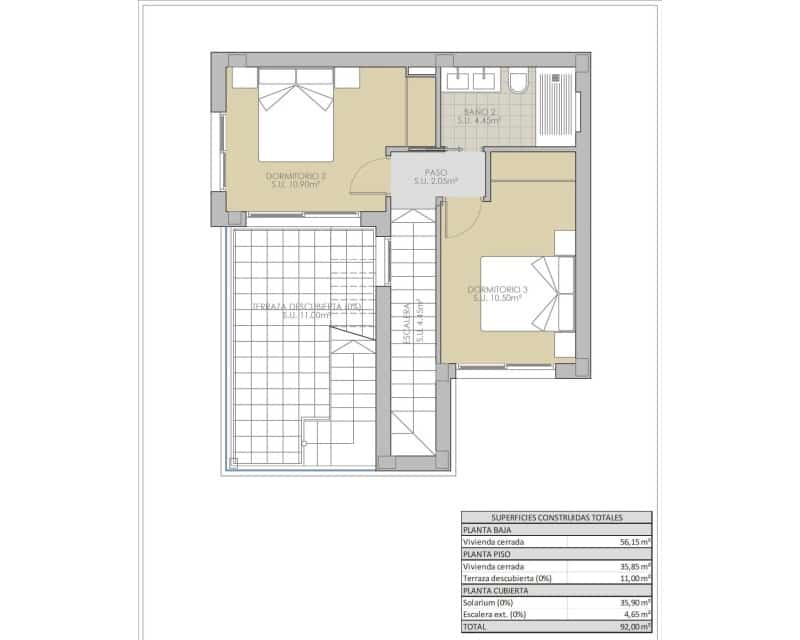 3 quarto Moradia para venda em San Miguel de Salinas com piscina - 374 900 € (Ref: 9027191)