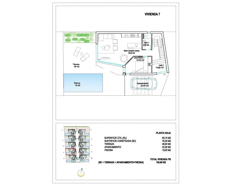 3 Zimmer Villa zu verkaufen in Los Altos mit Pool - 509.000 € (Ref: 9168227)