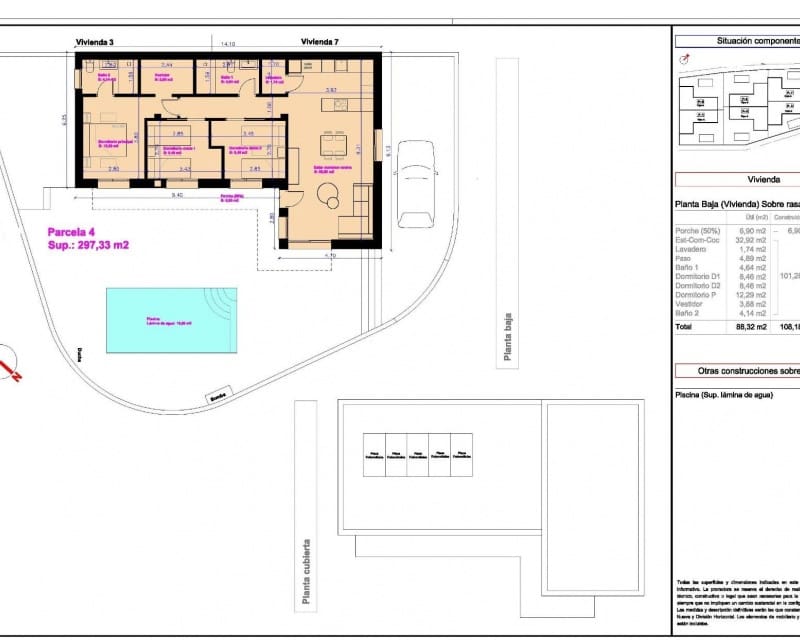 3 quarto Moradia para venda em Daya Nueva com piscina - 438 000 € (Ref: 9180388)