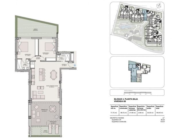 2 soveværelse Lejlighed til salg i El Padrón, Estepona med swimmingpool - € 497.000 (Ref: 9187617)