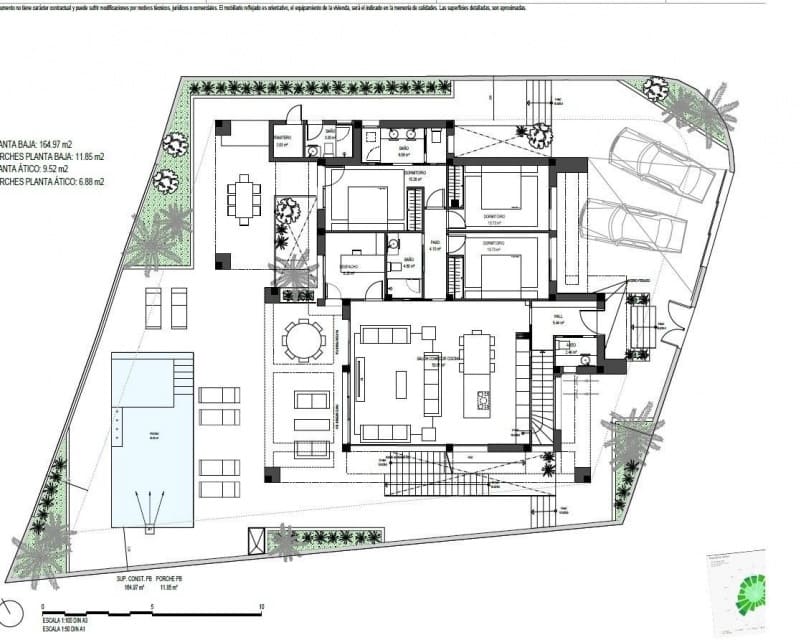 5 soverom Villa til salgs i Torre-Pacheco med svømmebasseng garasje - € 2 126 000 (Ref: 9231543)