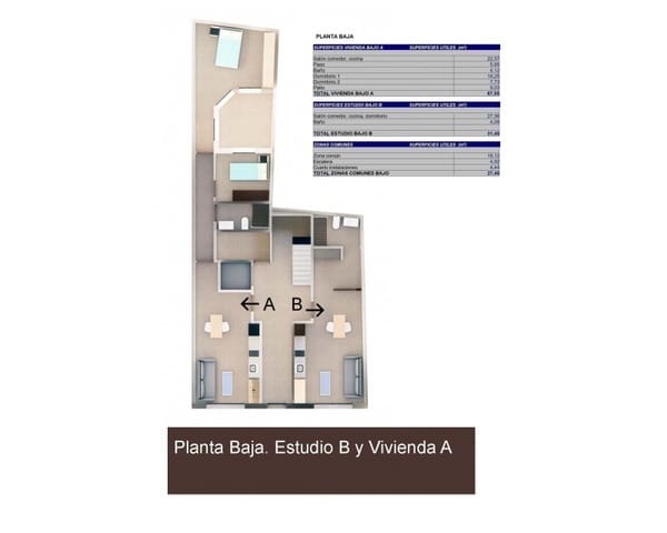 2 soveværelse Lejlighed til salg i Centro - Muelle Pesquero, Torrevieja - € 245.000 (Ref: 9235709)