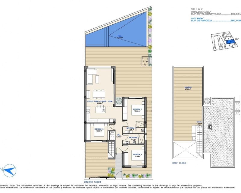 3 soverom Villa til salgs i Los Alcazares med svømmebasseng - € 599 000 (Ref: 9235712)