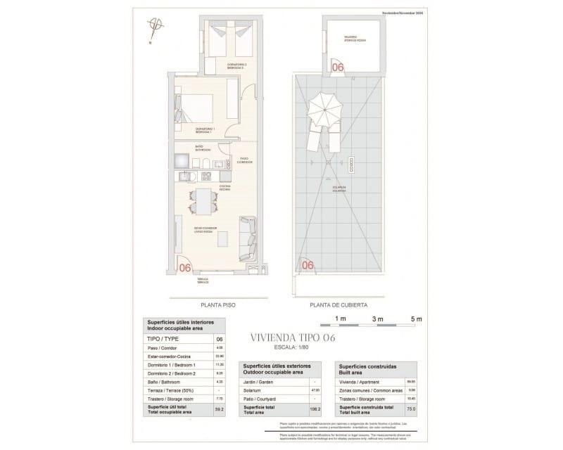 2 soveværelse Bungalow til salg i La Canalosa med swimmingpool - € 136.900 (Ref: 9259751)