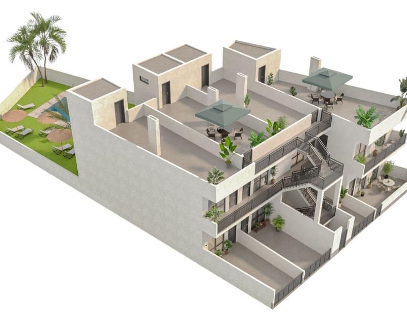 2 soveværelse Bungalow til salg i La Canalosa med swimmingpool - € 136.900 (Ref: 9259751)