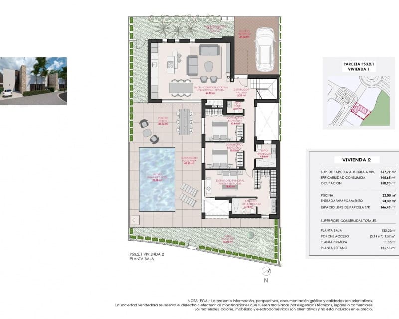 3 camera da letto Villa in vendita in Torre-Pacheco con piscina - 790.000 € (Rif: 9260081)