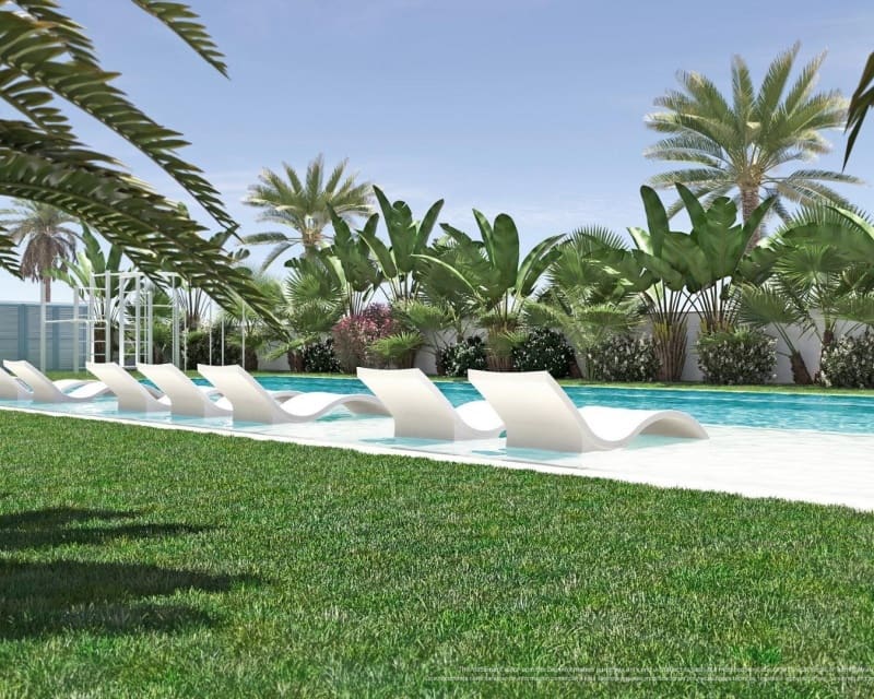 2 soveværelse Bungalow til salg i Torre de la Horadada med swimmingpool - € 375.000 (Ref: 9321604)