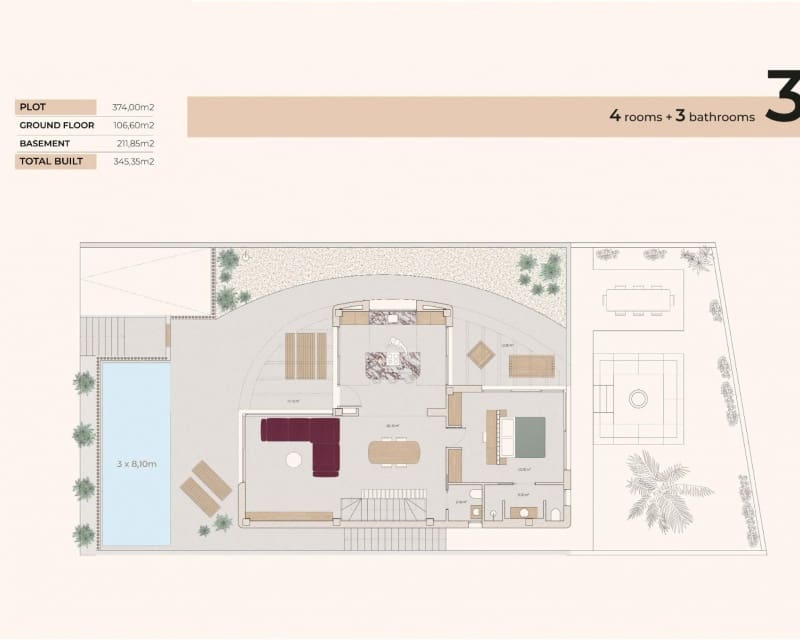 4 camera da letto Villa in vendita in Algorfa con piscina - 815.000 € (Rif: 9324250)