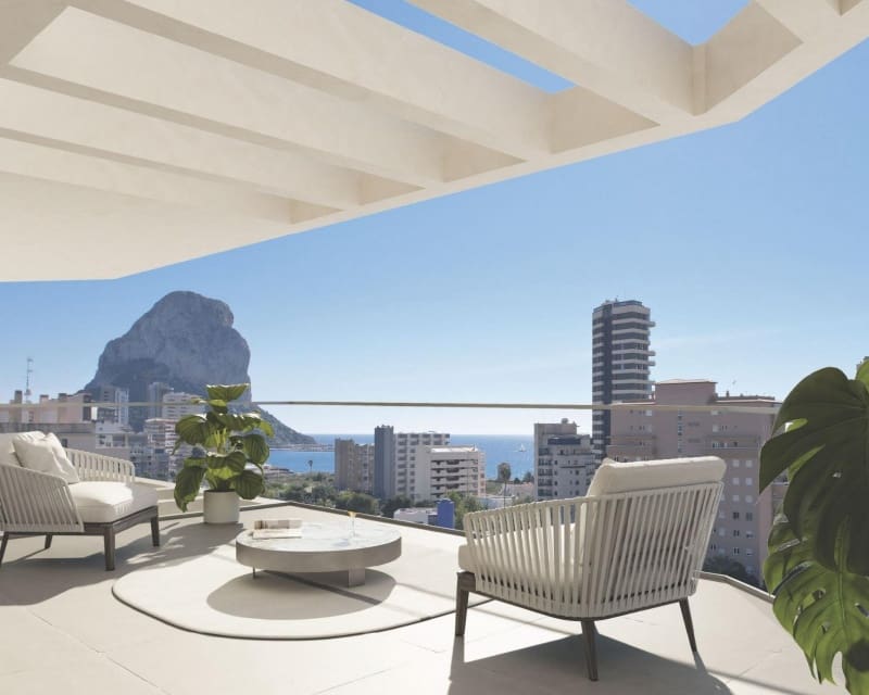 3 soveværelse Lejlighed til salg i Calpe / Calp med swimmingpool - € 600.000 (Ref: 9355533)