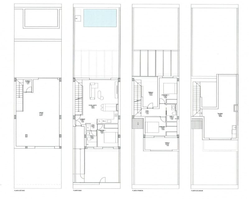 3 sovrum Hus till salu i Los Alcazares med pool - 350 000 € (Ref: 9356704)