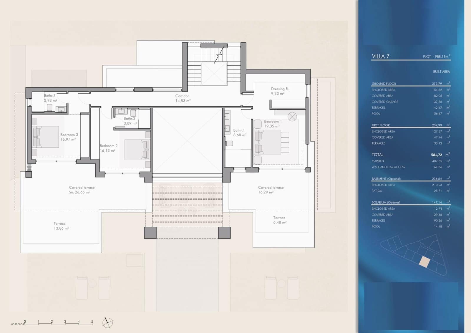 4 soveværelse Villa til salg i Bel-Air med swimmingpool - € 2.195.000 (Ref: 9356705)