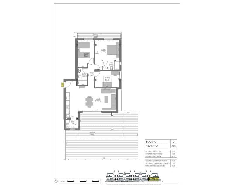 3 soveværelse Bungalow til salg i Algorfa med swimmingpool - € 349.000 (Ref: 9362042)