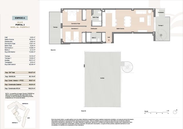 2 chambre Appartement à vendre à Zona Calvario, Estepona avec piscine - 617 000 € (Ref: 9371845)