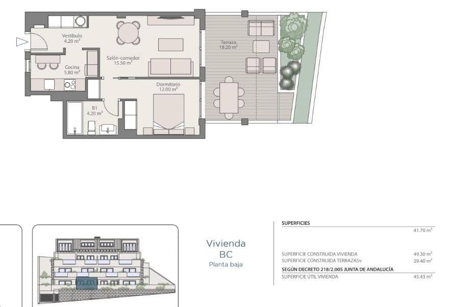 1 bedroom Apartment for sale in Torrequebrada - € 295,000 (Ref: 9371851)