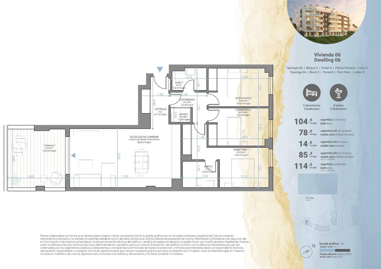 3 sovrum Lägenhet till salu i Mijas med pool - 353 000 € (Ref: 9403000)