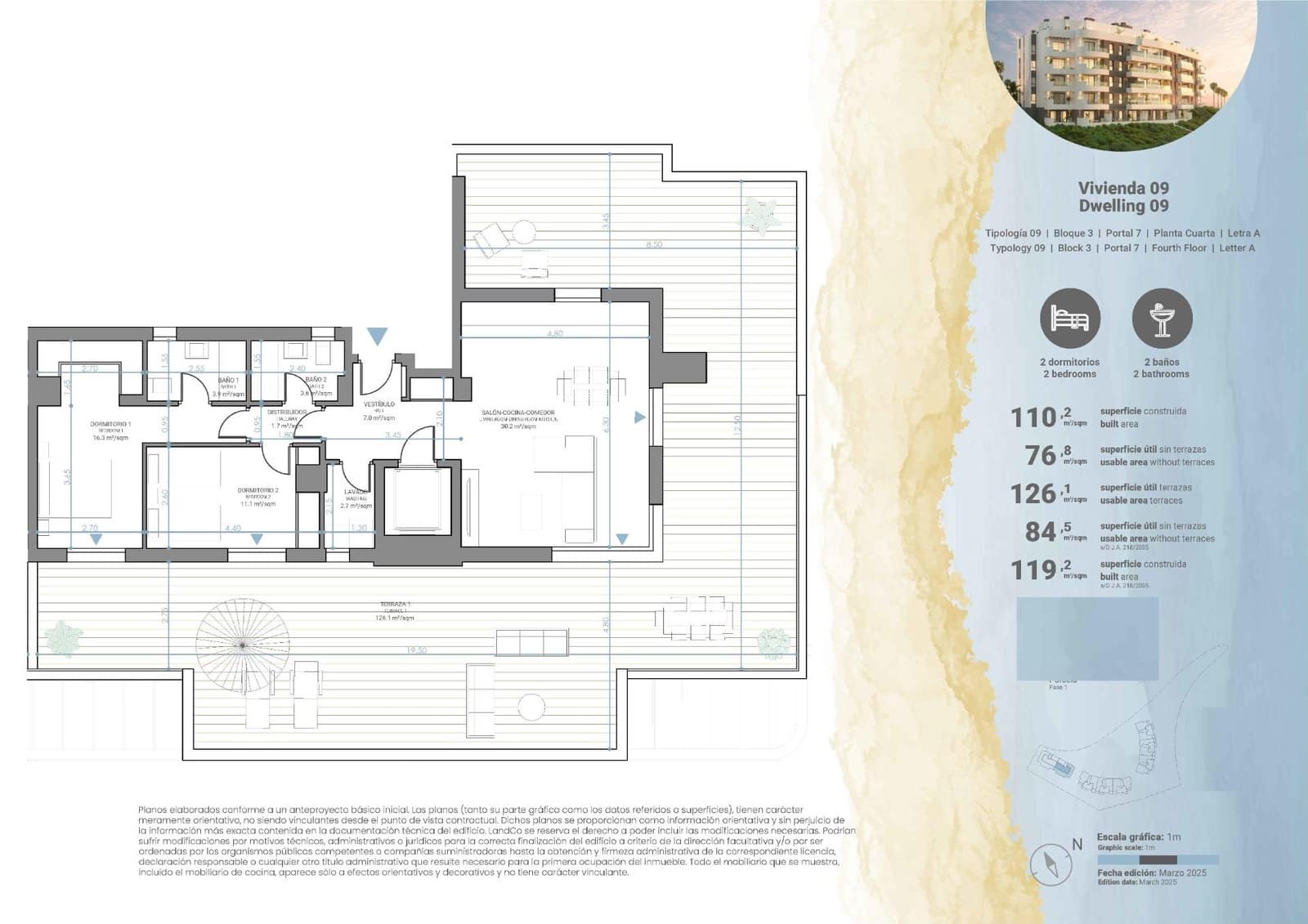 Apartamento de 2 habitaciones en Mijas en venta con piscina - 541.000 € (Ref: 9403004)