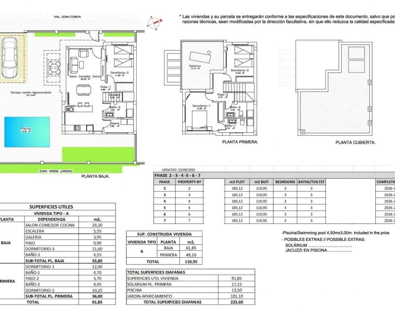 3 sypialnia Willa na sprzedaż w Los Montesinos z basenem - 369 000 € (Ref: 9424333)