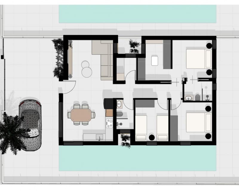 3 slaapkamer Villa te koop in Benijofar - € 399.900 (Ref: 9432998)