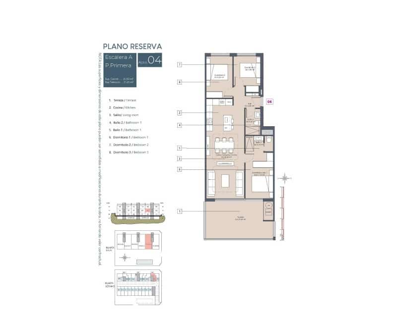 3 soverom Leilighet til salgs i Benijofar med svømmebasseng - € 289 900 (Ref: 9503951)