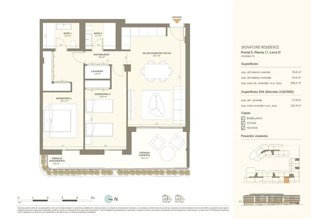2 soverom Leilighet til salgs i San Pedro de Alcántara Pueblo, Marbella med svømmebasseng - € 485 000 (Ref: 9508504)