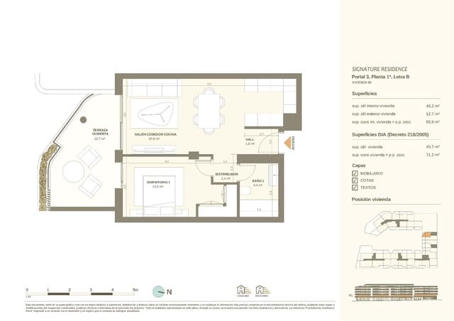 1 chambre Appartement à vendre à San Pedro de Alcántara Pueblo, Marbella avec piscine - 390 000 € (Ref: 9508505)