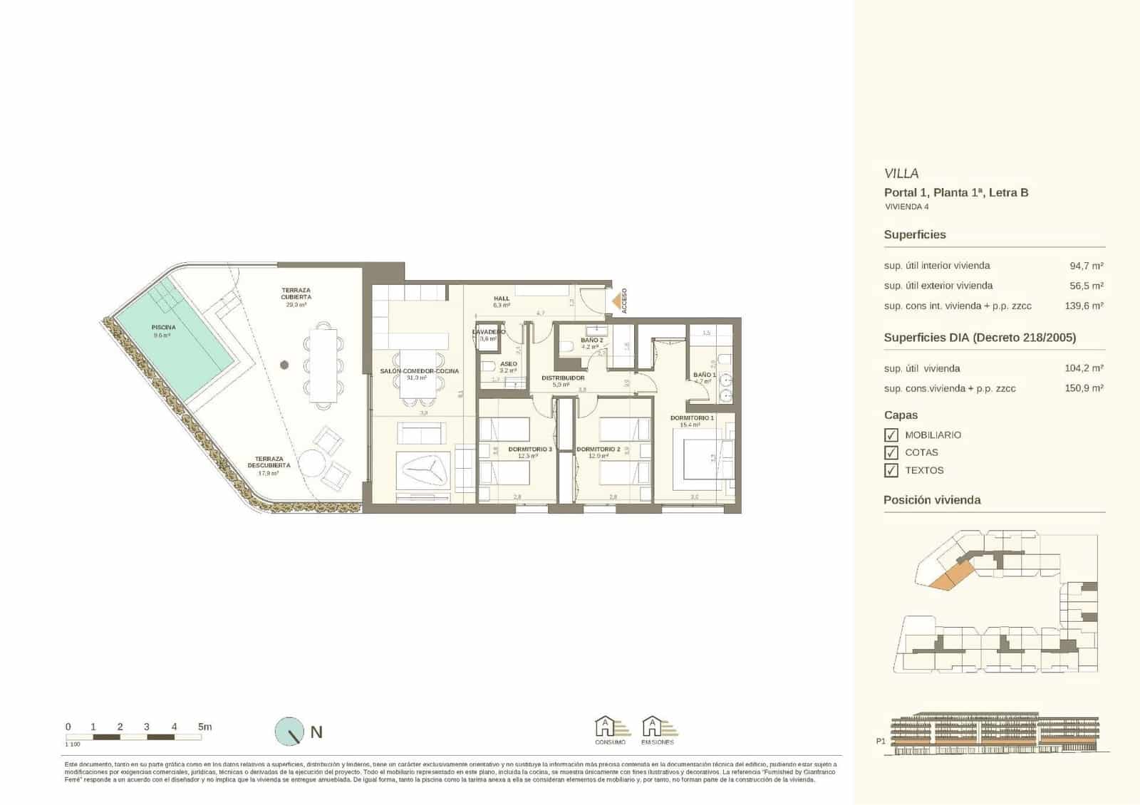 3 soveværelse Lejlighed til salg i San Pedro de Alcantara med swimmingpool - € 943.800 (Ref: 9527177)