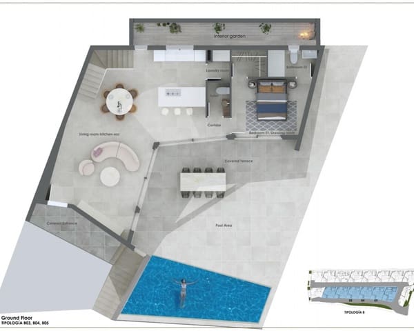 3 soveværelse Villa til salg i Benitachell / Benitatxell med swimmingpool - € 875.000 (Ref: 9555348)