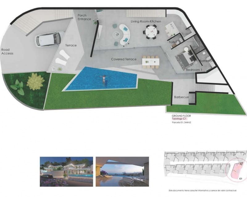 4 soveværelse Villa til salg i Benitachell / Benitatxell med swimmingpool - € 1.390.000 (Ref: 9555349)