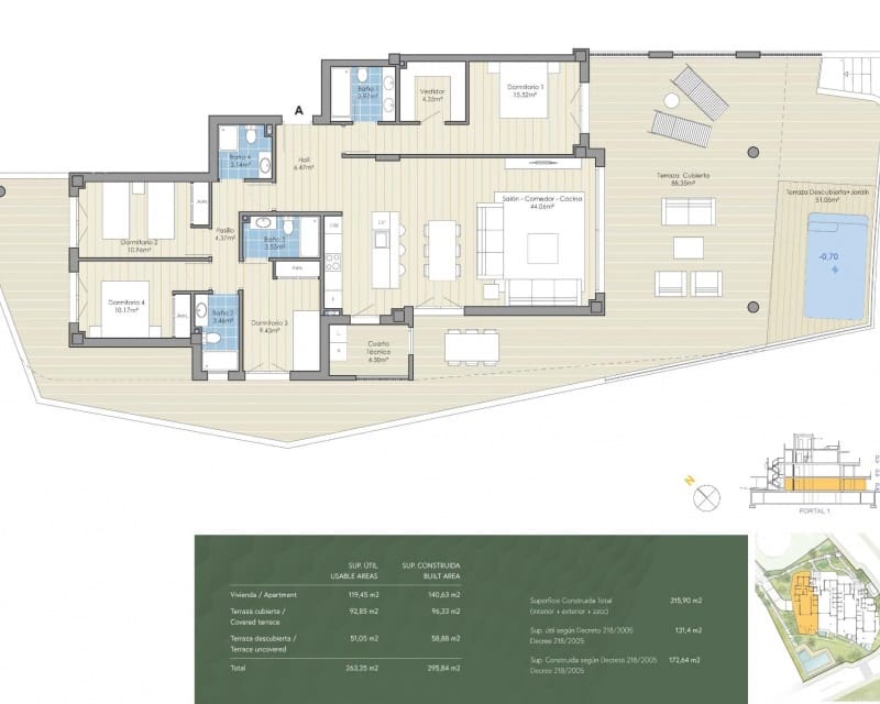 4 sovrum Lägenhet till salu i Marbella med pool - 1 250 000 € (Ref: 9585916)