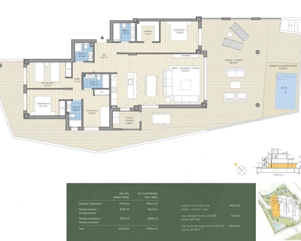 4 sovrum Lägenhet till salu i Cabopino - Artola, Marbella med pool - 1 250 000 € (Ref: 9585916)