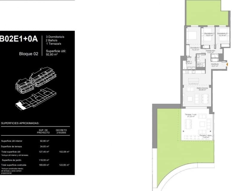 3 sovrum Lägenhet till salu i Estepona med pool - 510 000 € (Ref: 9640956)