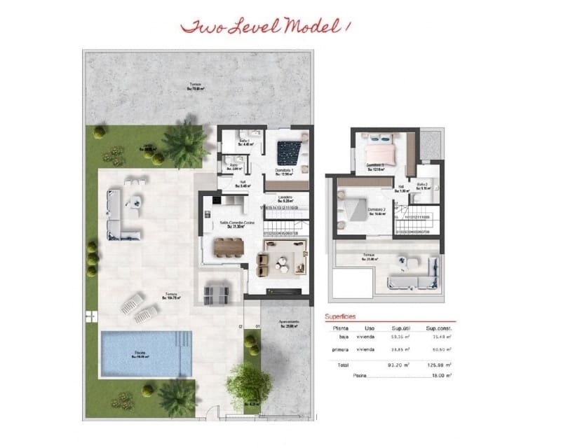 3 camera da letto Villa in vendita in Banos y Mendigo con piscina - 499.900 € (Rif: 9724972)