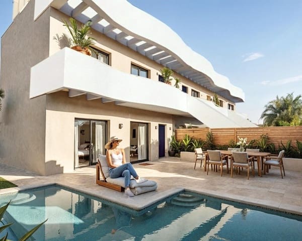 3 chambre Bungalow à vendre à Pilar de la Horadada ciudad, Pilar de la Horadada avec piscine - 369 900 € (Ref: 9724974)