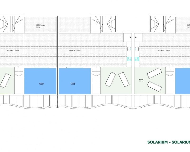 3 soveværelse Bungalow til salg i Pilar de la Horadada med swimmingpool - € 369.900 (Ref: 9724974)