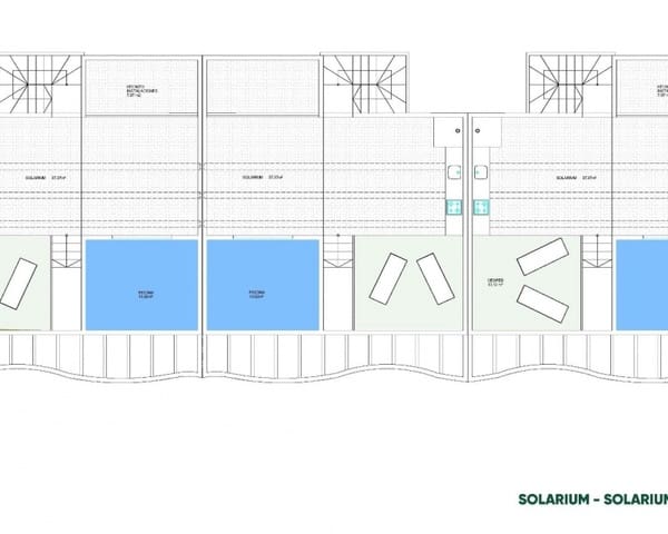 3 chambre Bungalow à vendre à Pilar de la Horadada ciudad, Pilar de la Horadada avec piscine - 369 900 € (Ref: 9724974)