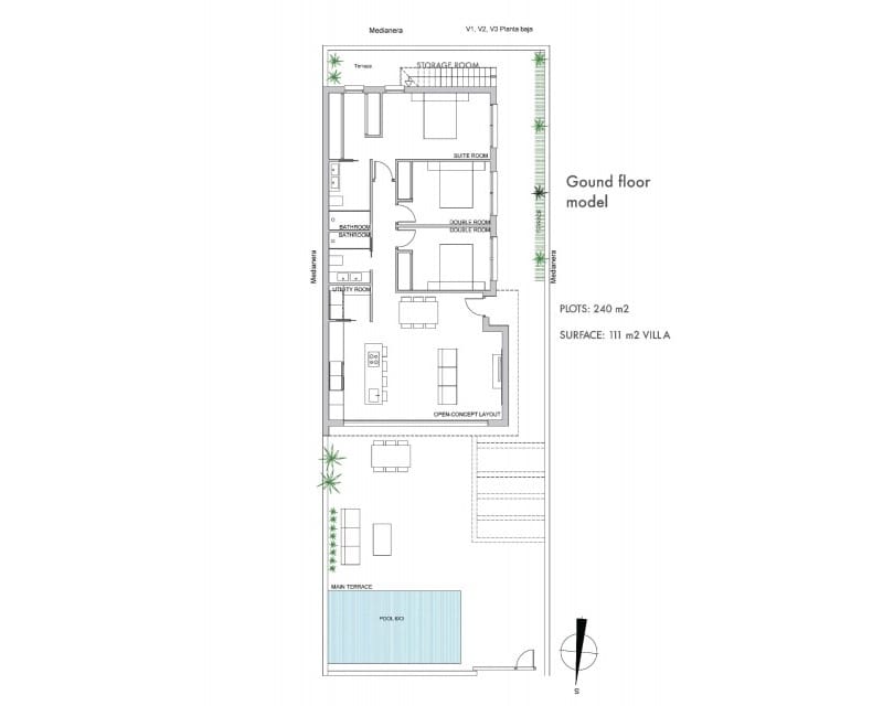 3 camera da letto Villa in vendita in Los Alcazares con piscina - 489.000 € (Rif: 9733994)