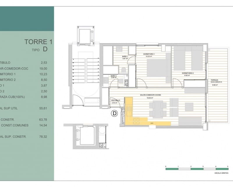 2 camera da letto Appartamento in vendita in Guardamar del Segura con piscina - 245.000 € (Rif: 9784418)