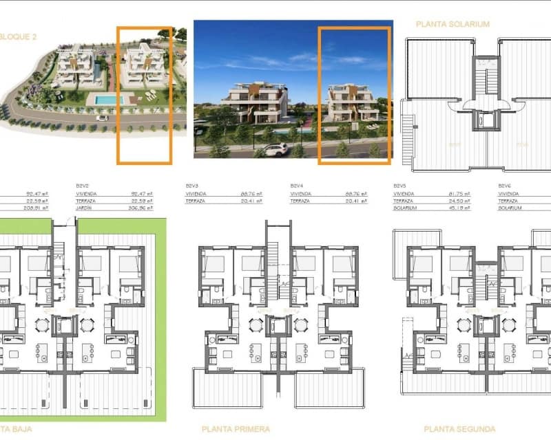 2 soverom Leilighet til salgs i Fuente Alamo de Murcia med svømmebasseng - € 207 900 (Ref: 9805545)