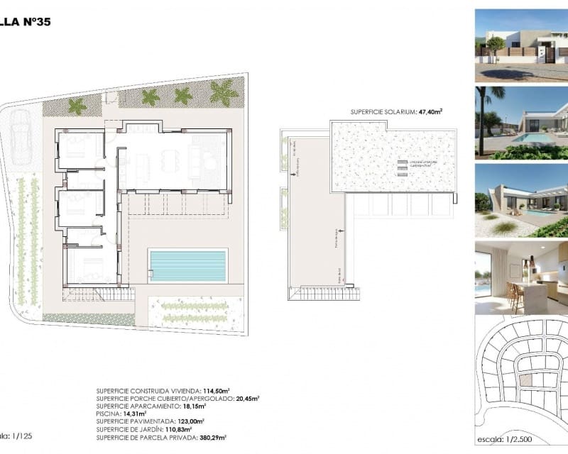 3 soveværelse Villa til salg i Hacienda del Alamo med swimmingpool - € 369.900 (Ref: 9806947)