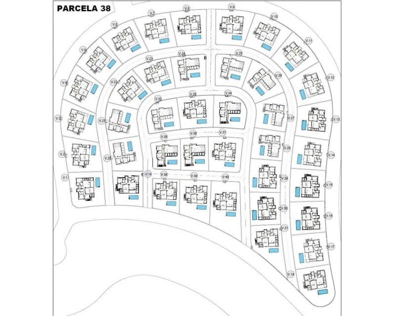 3 soveværelse Villa til salg i Hacienda del Alamo med swimmingpool - € 369.900 (Ref: 9806947)