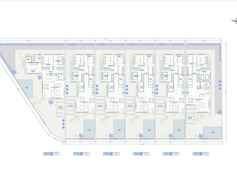 Chalet de 3 habitaciones en Los Alcázares en venta con piscina - 453.000 € (Ref: 9827780)