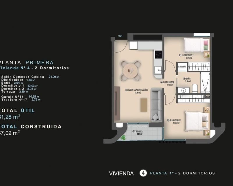 2 sypialnia Apartament na sprzedaż w Torrevieja z basenem - 282 000 € (Ref: 9874372)
