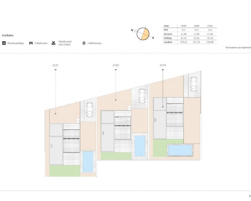 Chalet de 3 habitaciones en Algorfa en venta con piscina - 489.000 € (Ref: 9895539)