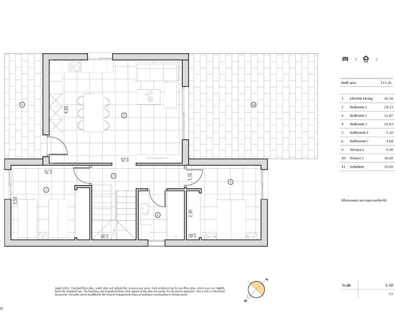 Chalet de 3 habitaciones en Algorfa en venta con piscina - 489.000 € (Ref: 9895539)