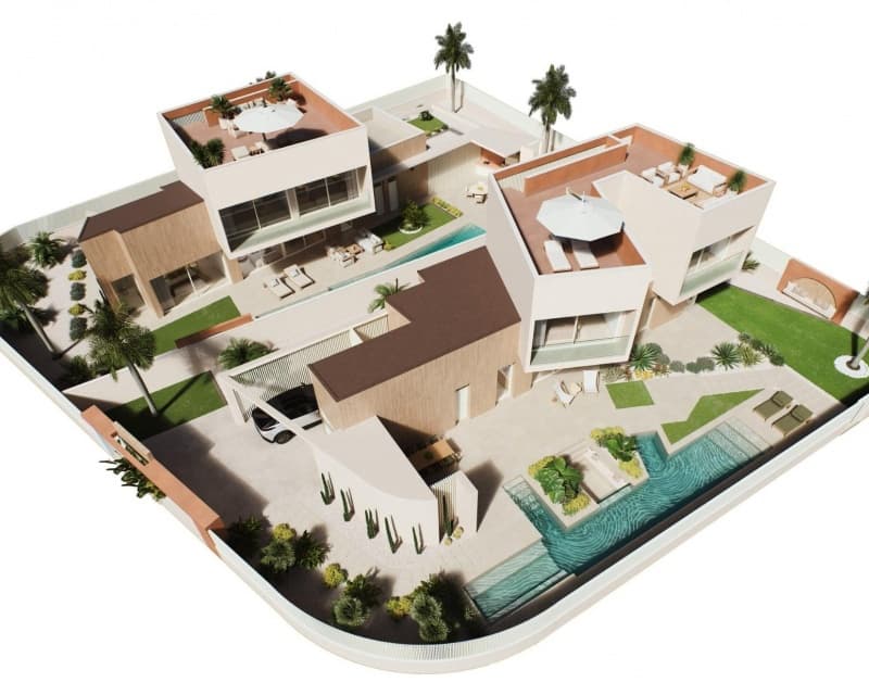 4 chambre Villa/Maison à vendre à Dehesa de Campoamor avec piscine - 1 550 000 € (Ref: 9895541)