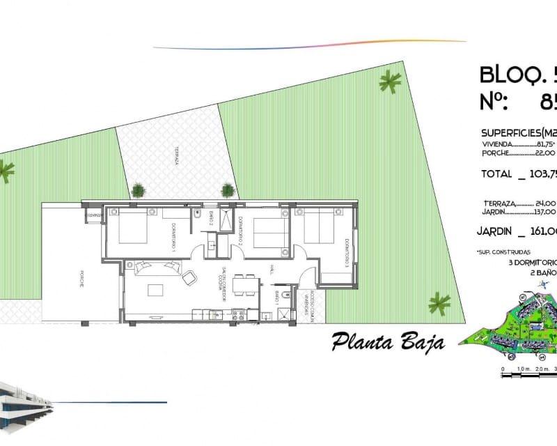 3 quarto Apartamento para venda em El Raso com piscina garagem - 252 000 € (Ref: 9926449)