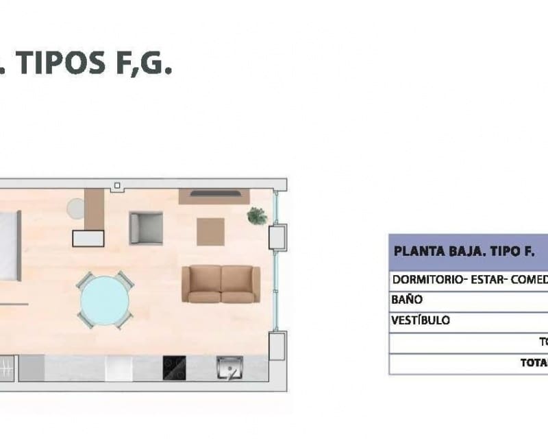 1 soveværelse Lejlighed til salg i Guardamar del Segura med swimmingpool garage - € 169.000 (Ref: 9926450)
